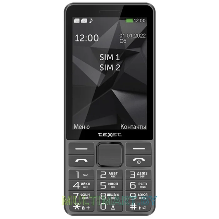 Мобильный телефон TeXet TM-D324 (черный)